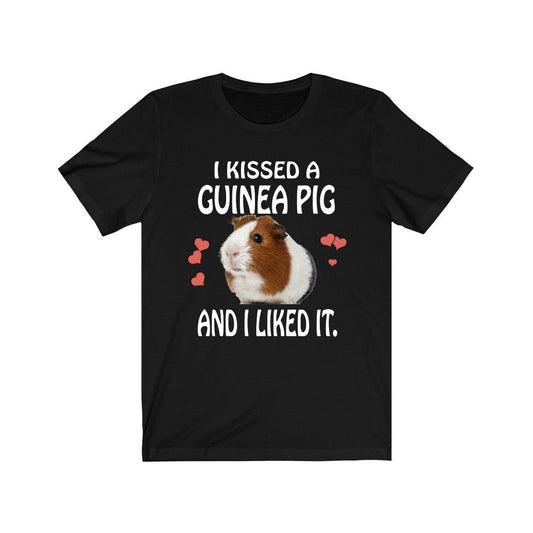 I Kissed A Guinea Pig Funny Shirt - guinea pig print design
