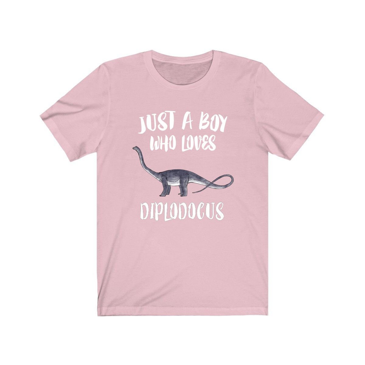 Just A Boy Who Loves Diplodocus Dinosaur Shirt, Diplodocus Lover Shirt, Dinosaur Shirt, Dinosaur Lover Gift, Animal Adult Kids T-Shirt Image 4