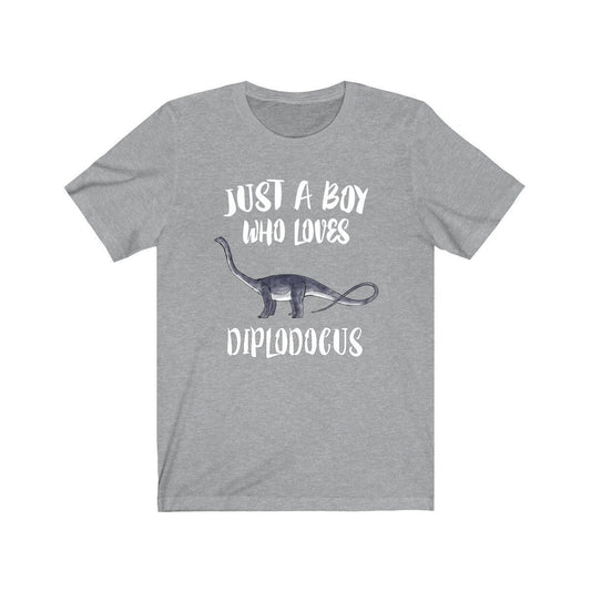 Just a boy who loves diplodocus long-necked Jurassic sauropod tee