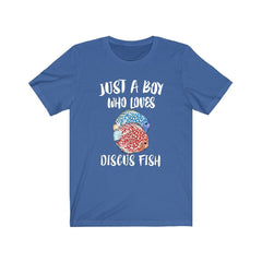 Just A Boy Who Loves Discus Fish Shirt - discus fish print design