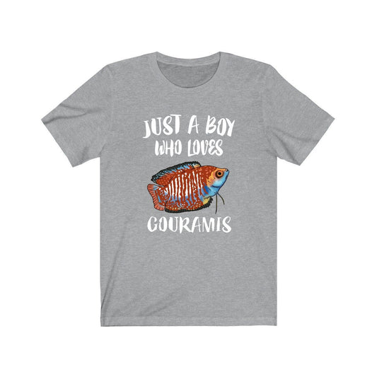 Just A Boy Who Loves Gouramis Fish Shirt - gourami print design