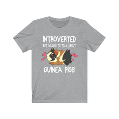 Introverted But Willing To Talk About Guinea Pigs Shirt - guinea pig print design