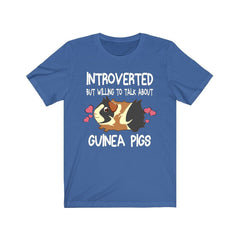 Introverted But Willing To Talk About Guinea Pigs Shirt - guinea pig print design