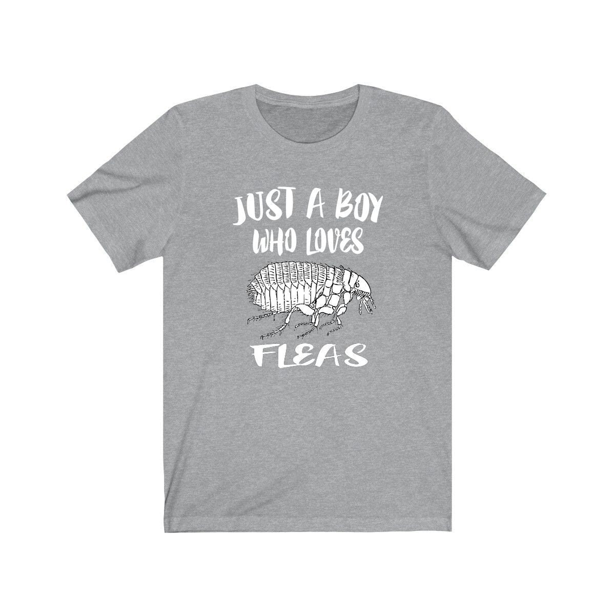 Just A Boy Who Loves Fleas Shirt, Flea Lover Shirt, Flea Shirt, Flea Lover Gift, Animal Adult Kids T-Shirt Image 2