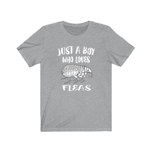 Just A Boy Who Loves Fleas Shirt - flea print design