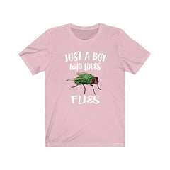 Just A Boy Who Loves Flies Shirt - fly print design