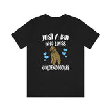 Just A Boy Who Loves Goldendoodles Dogs Shirt, Goldendoodle Lover Shirt, Dog Shirt, Goldendoodle Lover Gift, Animal Adult Kids T-Shirt Image 1