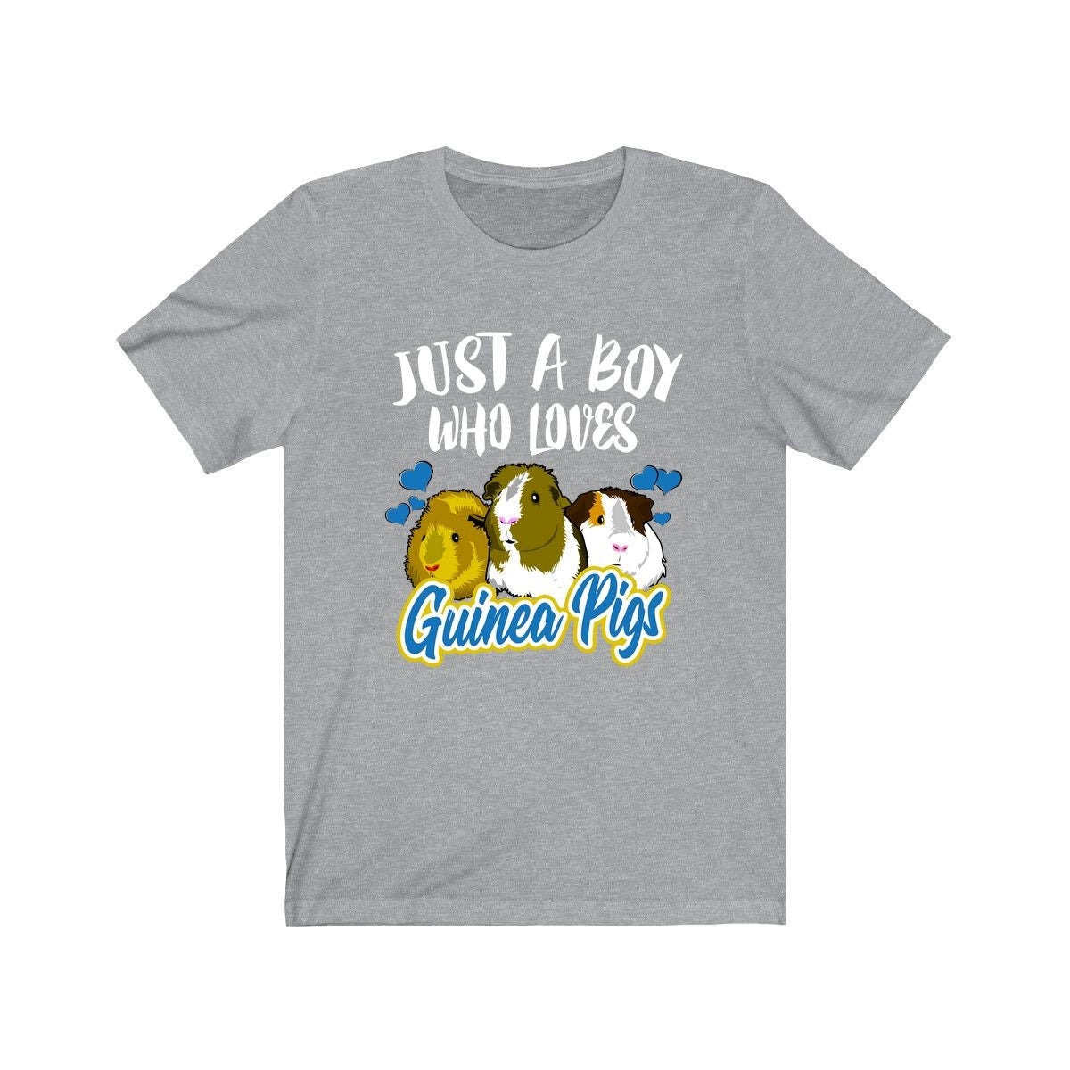 Just A Boy Who Loves Guinea Pigs Shirt, Guinea Pig Owner Shirt, Guinea Pig Lover Gift, Guinea Pig Tee, Guinea Pig Gift, Animal T-Shirt Image 2