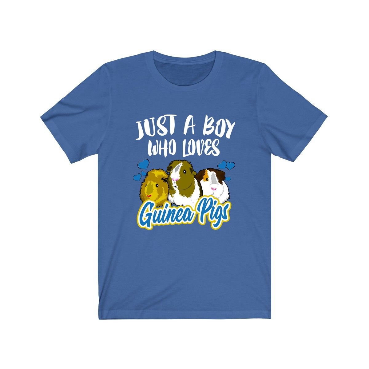 Just A Boy Who Loves Guinea Pigs Shirt, Guinea Pig Owner Shirt, Guinea Pig Lover Gift, Guinea Pig Tee, Guinea Pig Gift, Animal T-Shirt Image 3