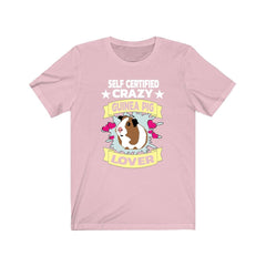 Self Certified Crazy Guinea Pig Lover Shirt - guinea pig print design