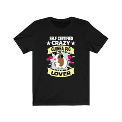 Self Certified Crazy Guinea Pig Lover Shirt - guinea pig print design