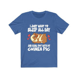 Sleep All Day Hang Out With My Guinea Pig Funny Shirt, Guinea Pig Owner Shirt, Guinea Pig Lover Gift, Guinea Pig Tee, Animal T-Shirt Image 3
