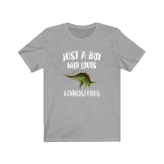 Just A Boy Who Loves Kentrosaurus Dinosaur Shirt - kentrosaurus print design