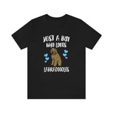 Just A Boy Who Loves Labradoodles Shirt, Labradoodle Lover Shirt, Labradoodle Shirt, Dog Lover Gift, Animal Adult Kids T-Shirt Image 1