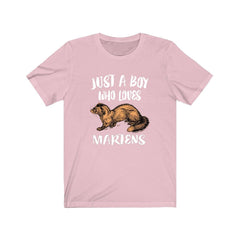 Just A Boy Who Loves Martens Shirt - marten print design