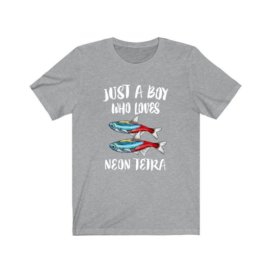 Just a boy who loves neon tetra Amazon freshwater aquarium fish tee