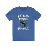 Just A Boy Who Loves Spinosaurus Dinosaur Shirt, Spinosaurus Shirt, Dinosaur Shirt, Dinosaur Lover Gift, Animal Adult Kids T-Shirt Image 2