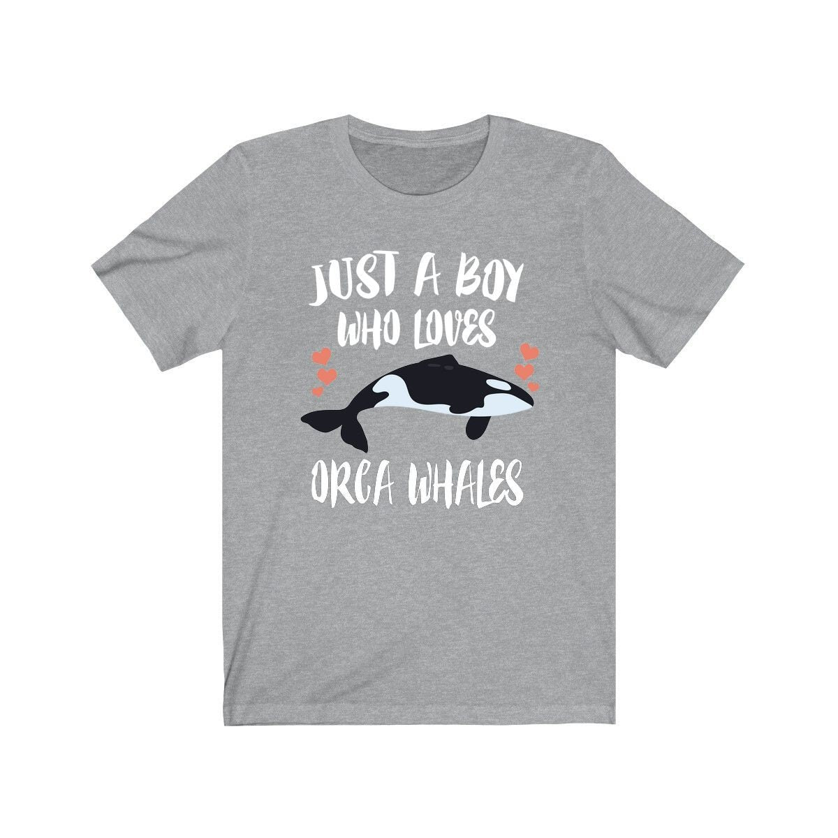 Just A Boy Who Loves Orca Whales Shirt, Orca Whale Shirt, Orca Whale Shirt, Whale Lover Gift, Animal Adult Kids T-Shirt Image 2