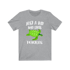 Just A Boy Who Loves Turtles Shirt - turtle print design
