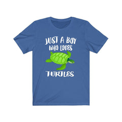 Just A Boy Who Loves Turtles Shirt - turtle print design