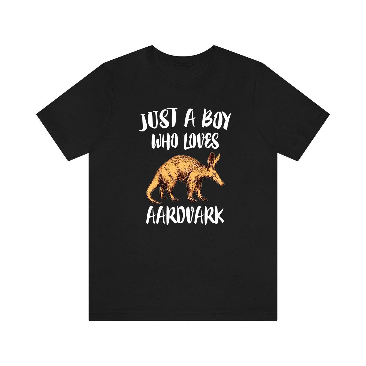 Just A Boy Who Loves Aardvark Shirt, Aardvark Shirt, Aardvark Shirt, Aardvark Lover Gift, Animal Adult Kids T-Shirt Image 1