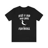 Just A Boy Who Loves Albatross Shirt, Albatross Shirt, Albatross Shirt, Bird Lover Gift, Animal Adult Kids T-Shirt Image 3