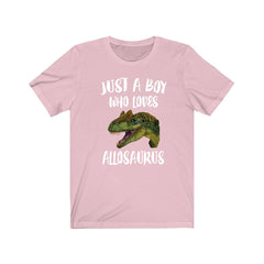 Just A Boy Who Loves Allosaurus Shirt - Allosaurus print design