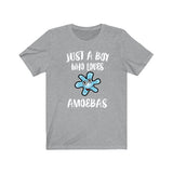 Just A Boy Who Loves Amoebas Shirt, Amoeba Lover Shirt, Amoeba Shirt, Microbiologist Gift, Animal Adult Kids T-Shirt Image 2