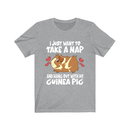 I just want to take a nap and hang with my guinea pig cozy tee