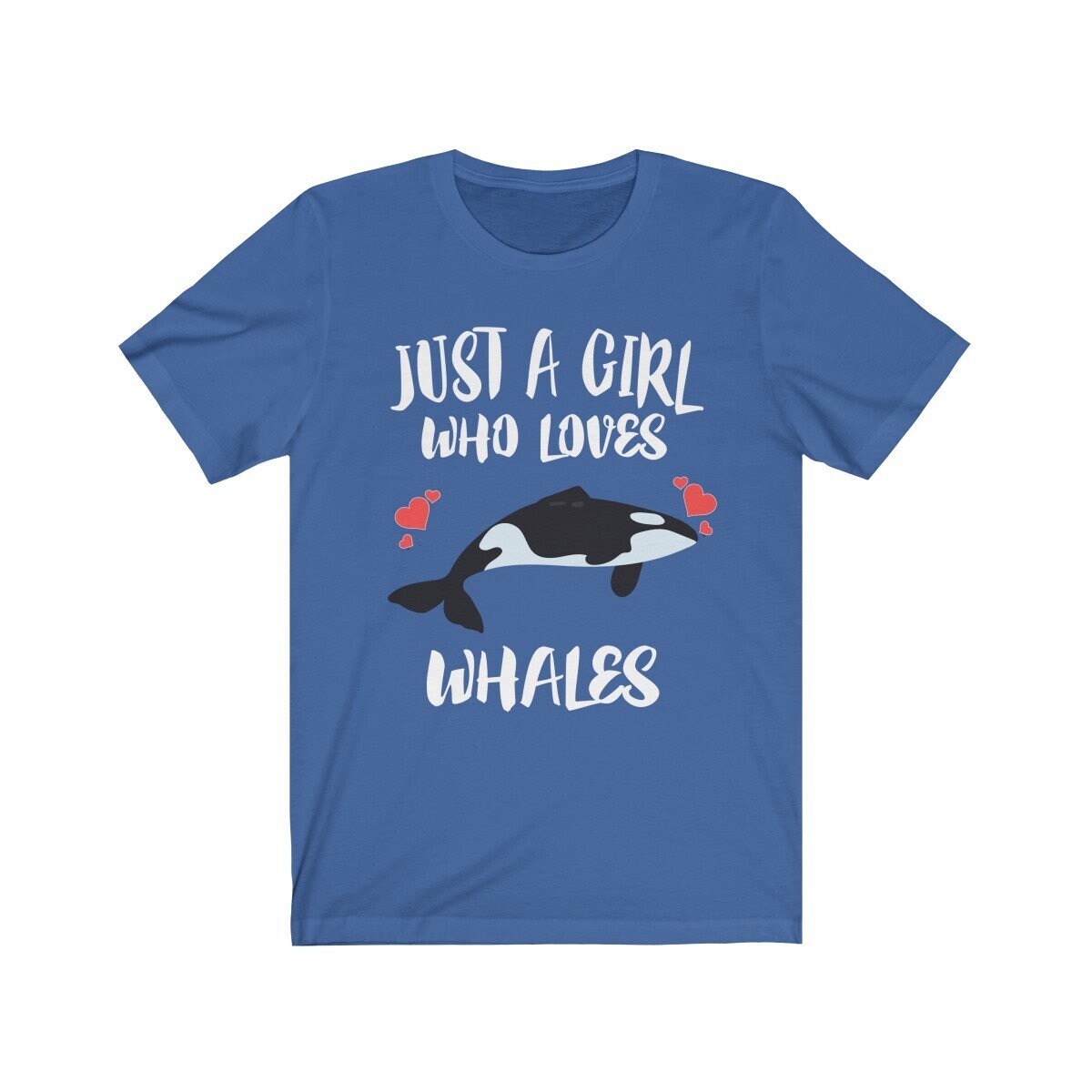 Just A Girl Who Loves Whales Shirt, Orca Whale Lover Shirt, Whale Lover Gift, Orca Shirt, Animal Adult Toddler Kids T-Shirt Image 2