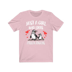 Just A Girl Who Loves African Penguins Shirt - African Penguin print design