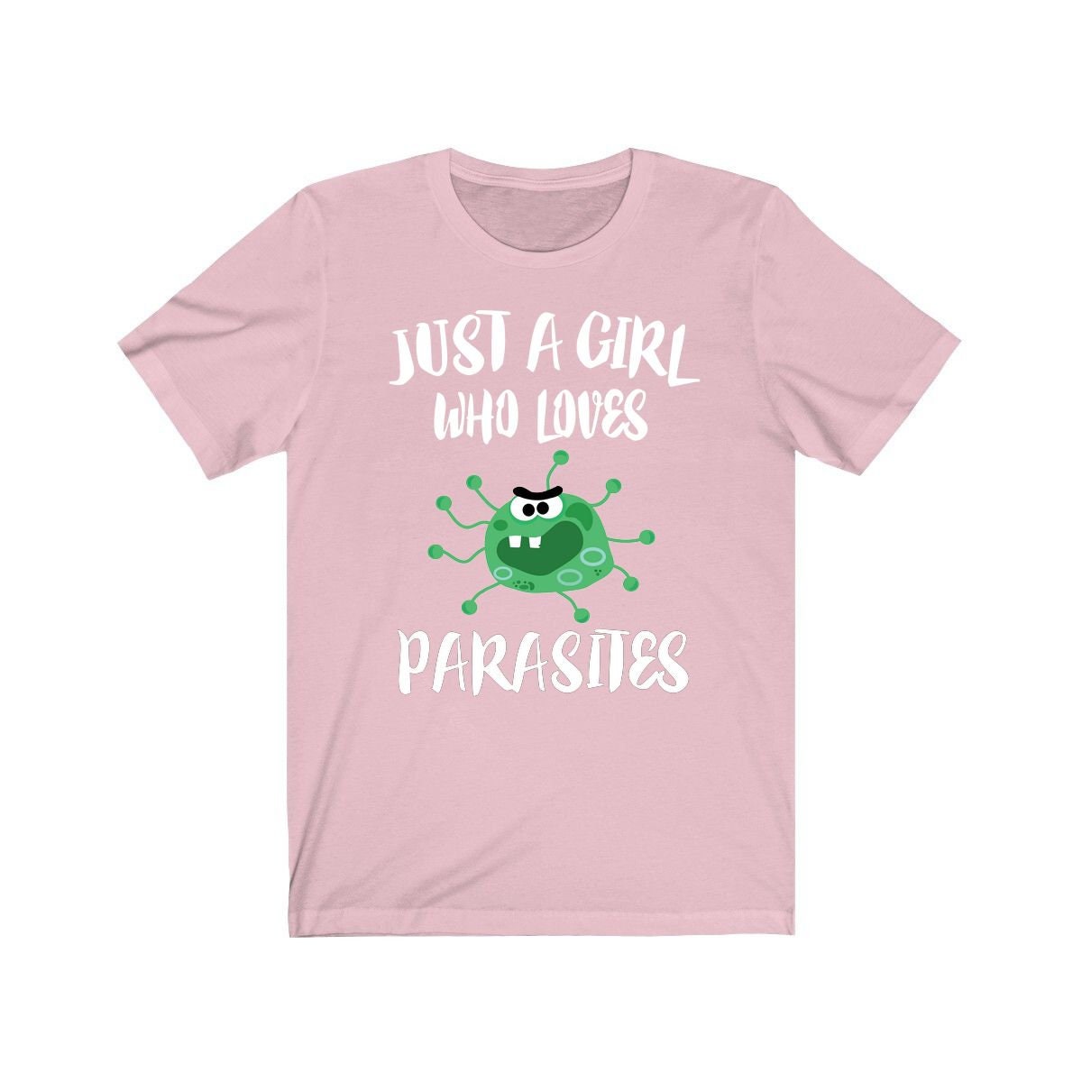 Just A Girl Who Loves Parasites Shirt, Parasite Lover Shirt, Parasitologists Gift, Parasitologists Shirt, Animal Adult Toddler Kids T-Shirt Image 3