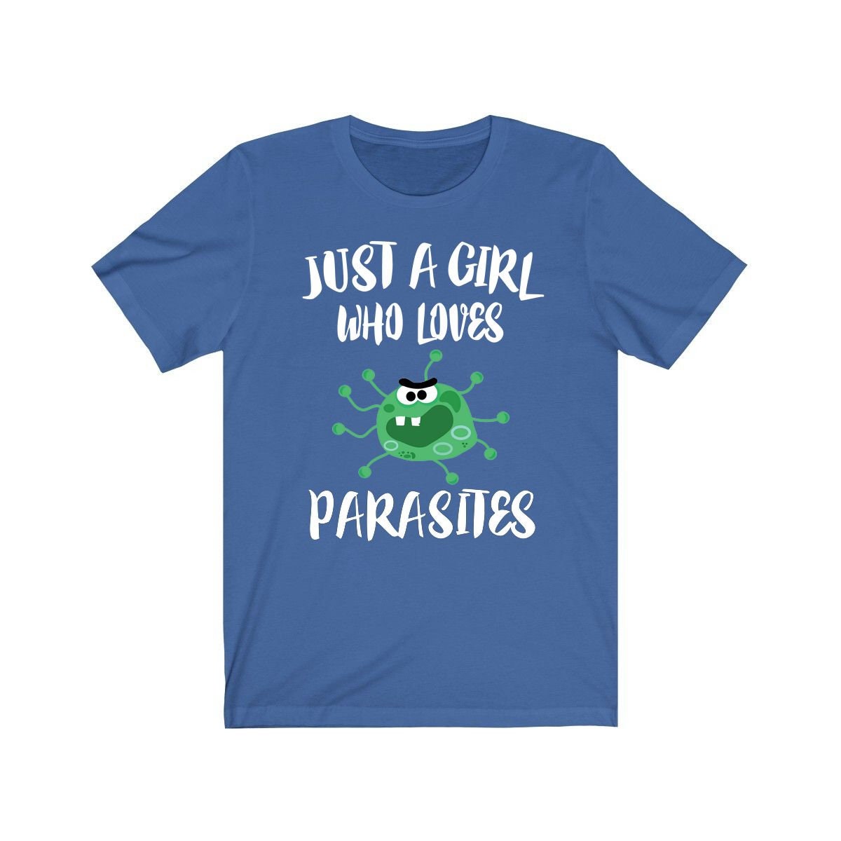 Just A Girl Who Loves Parasites Shirt, Parasite Lover Shirt, Parasitologists Gift, Parasitologists Shirt, Animal Adult Toddler Kids T-Shirt Image 4