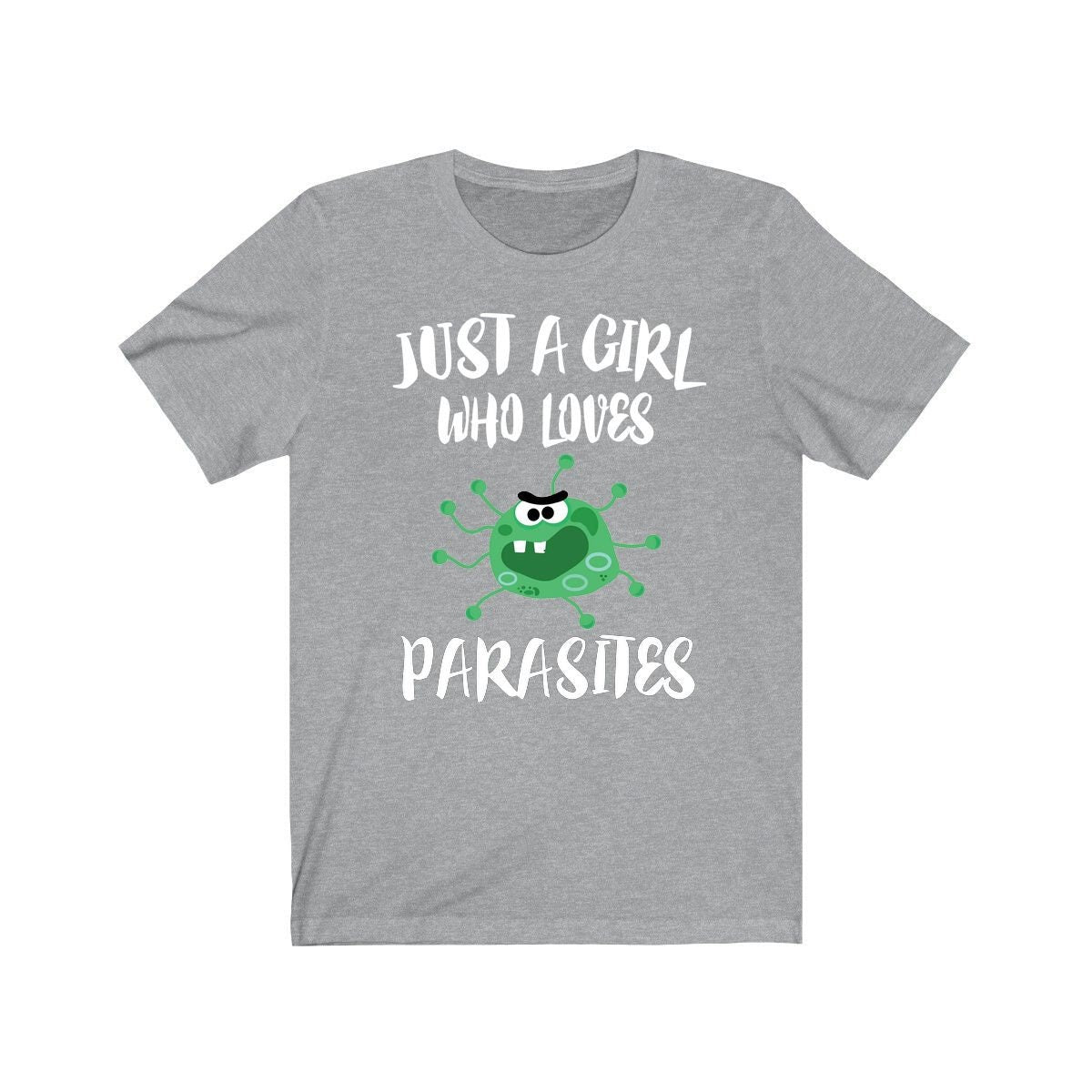 Just A Girl Who Loves Parasites Shirt, Parasite Lover Shirt, Parasitologists Gift, Parasitologists Shirt, Animal Adult Toddler Kids T-Shirt Image 2