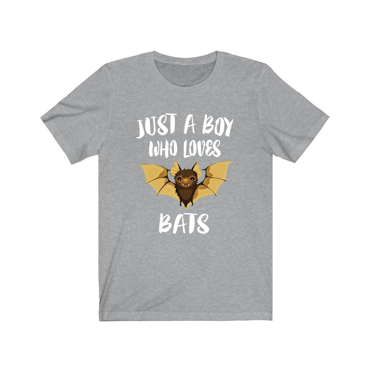 Just A Boy Who Loves Bats Shirt, Bat Lover Shirt, Bat Shirt, Bat Lover Gift, Animal Adult Kids T-Shirt Image 2