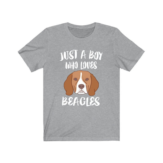 Just A Boy Who Loves Beagles Dog Shirt - Beagle print design