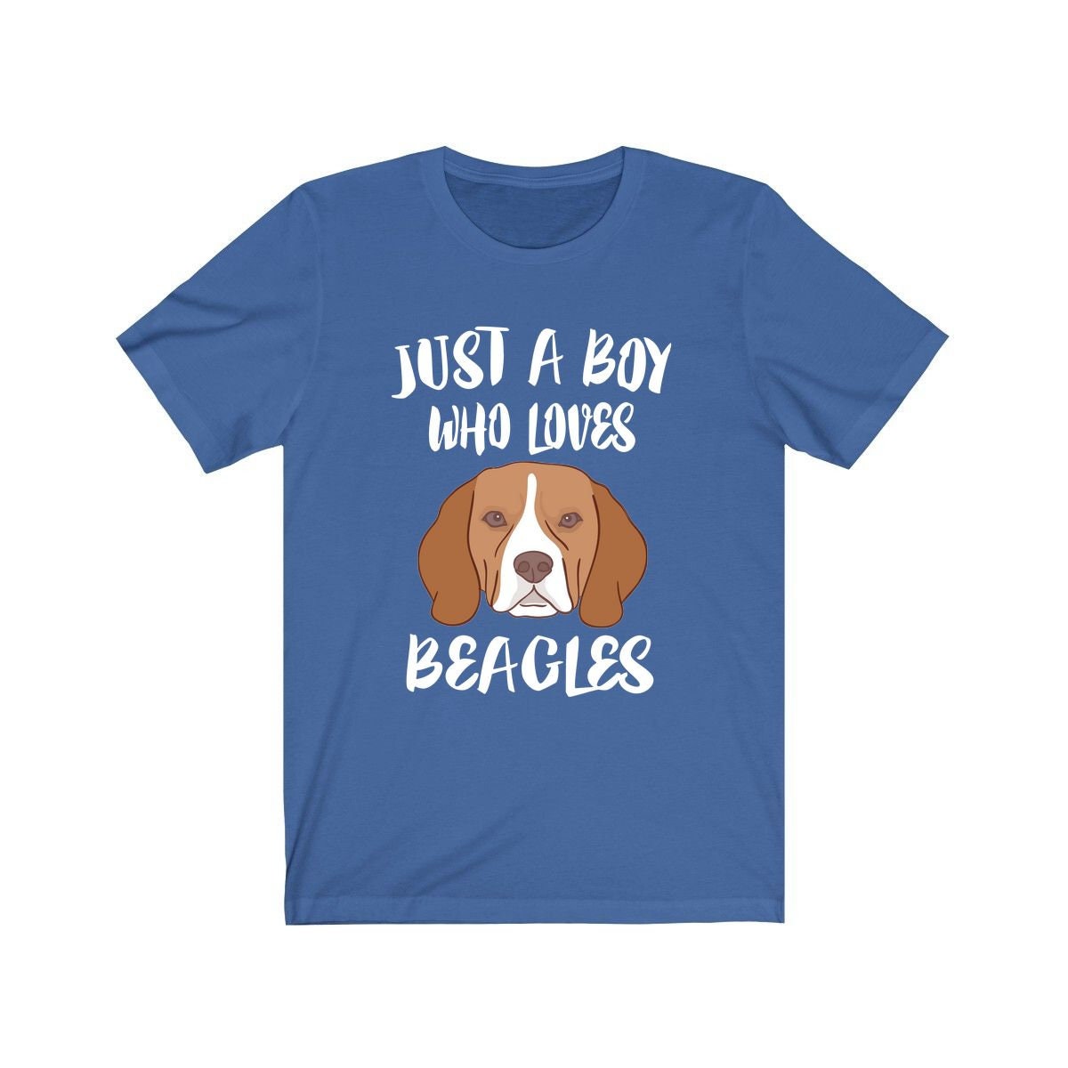 Just A Boy Who Loves Beagles Dogs Shirt, Beagle Lover Shirt, Beagle Shirt, Dog Lover Gift, Animal Adult Kids T-Shirt Image 1