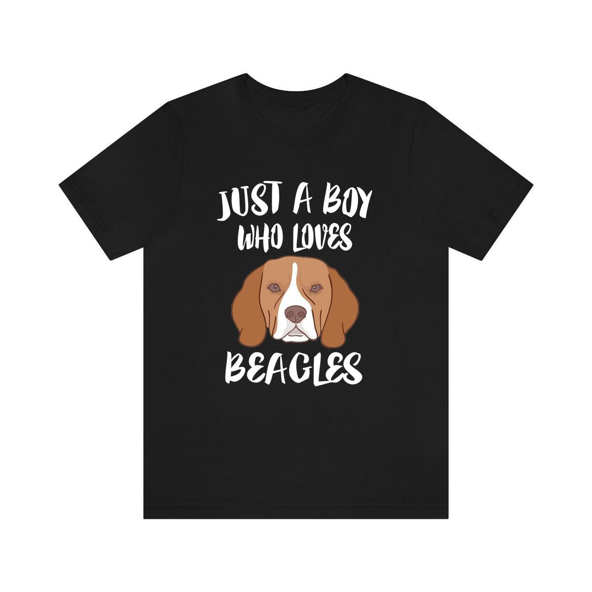 Just A Boy Who Loves Beagles Dogs Shirt, Beagle Lover Shirt, Beagle Shirt, Dog Lover Gift, Animal Adult Kids T-Shirt Image 3