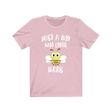Just A Boy Who Loves Bees Shirt, Bee Lover Shirt, Bee Shirt, Bee Lover Gift, Animal Adult Kids T-Shirt Image 4
