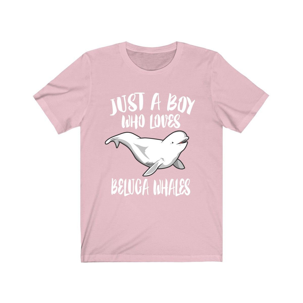 Just A Boy Who Loves Beluga Whales Shirt, Beluga Whale Lover Shirt, Whale Shirt, Whale Lover Gift, Animal Adult Kids T-Shirt Image 4