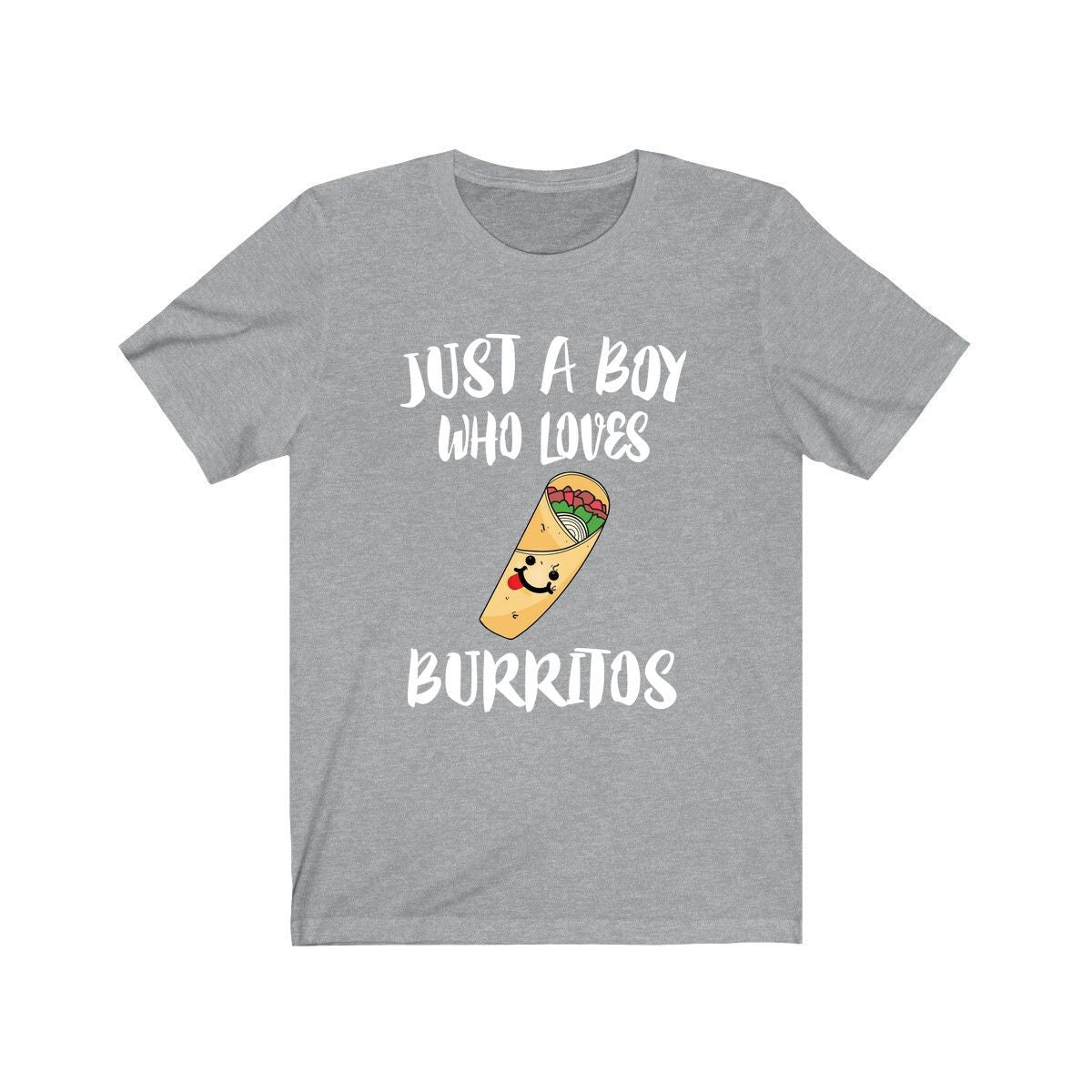 Just A Boy Who Loves Burritos Shirt, Burrito Lover Shirt, Burrito Shirt, Burrito Lover Gift, Animal Adult Kids T-Shirt Image 2