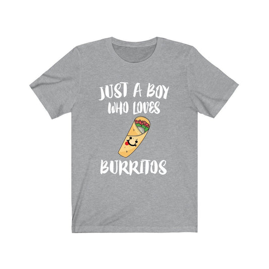 Just A Boy Who Loves Burritos Shirt - burrito print design