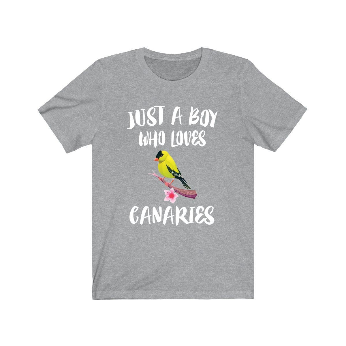 Just A Boy Who Loves Canaries Birds Shirt, Canary Lover Shirt, Canary Shirt, Canary Lover Gift, Animal Adult Kids T-Shirt Image 3