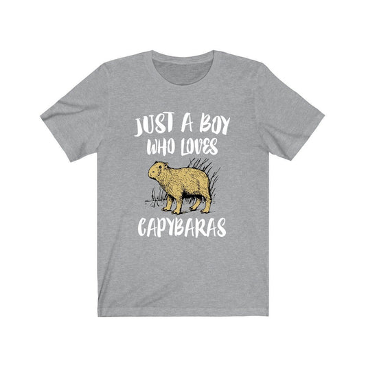 Just a boy who loves capybaras South American giant rodent tee