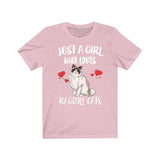 Just A Girl Who Loves Ragdoll Cats Shirt, Cat Lover Shirt, Cat Lover Gift, Cat Tee, Animal Adult Toddler Kids T-Shirt Image 3