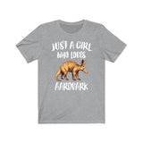 Just A Girl Who Loves Aardvark Shirt, Aardvark Lover Shirt, Aardvark Lover Gift, Aardvark Tee, Animal Adult Toddler Kids T-Shirt Image 2