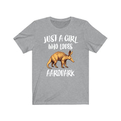 Just A Girl Who Loves Aardvarks Shirt - aardvark print design