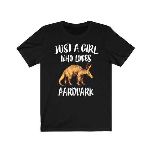 Just A Girl Who Loves Aardvarks Shirt - aardvark print design