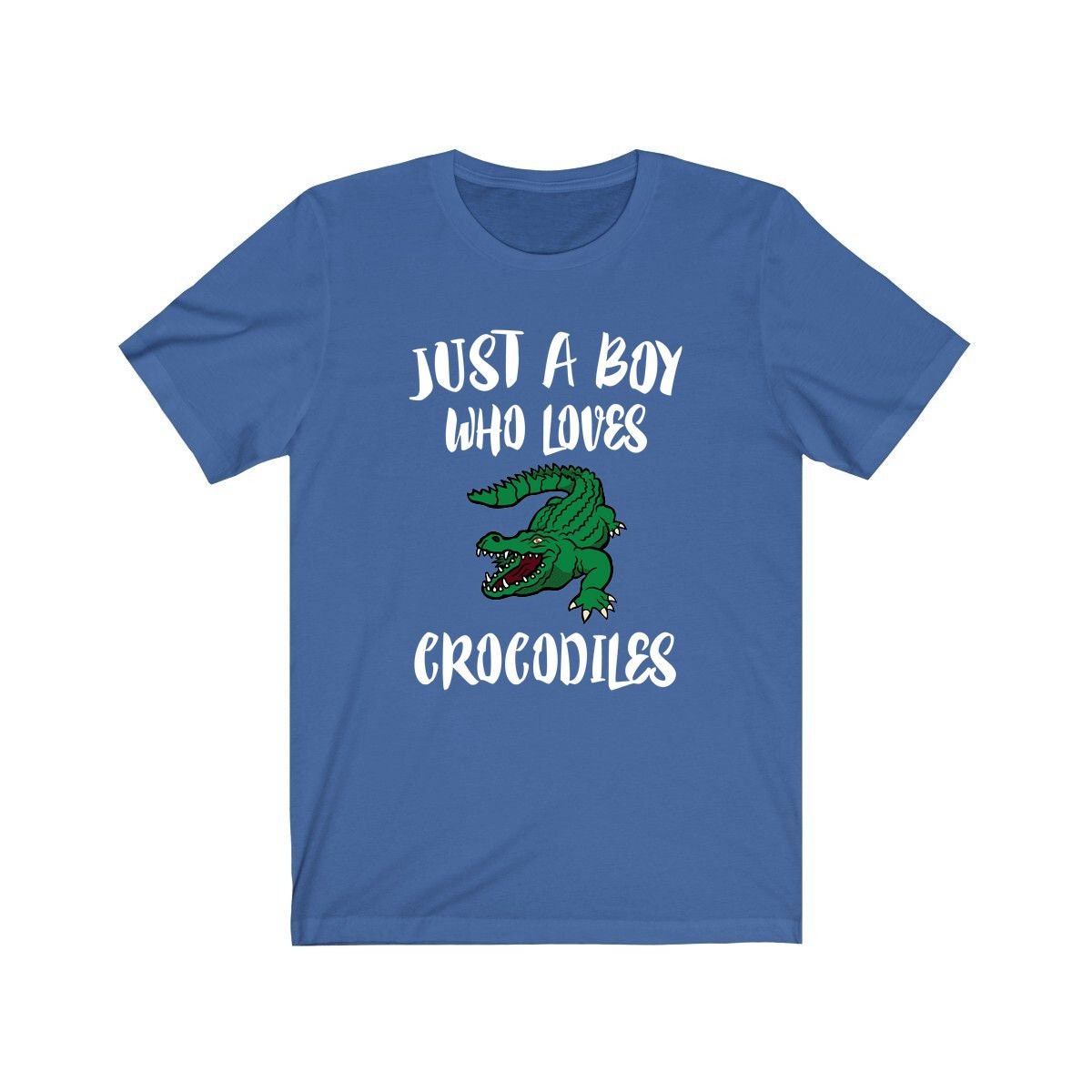 Just A Boy Who Loves Crocodiles Shirt, Crocodile Lover Shirt, Crocodile Shirt, Crocodile Lover Gift, Animal Adult Kids T-Shirt Image 2