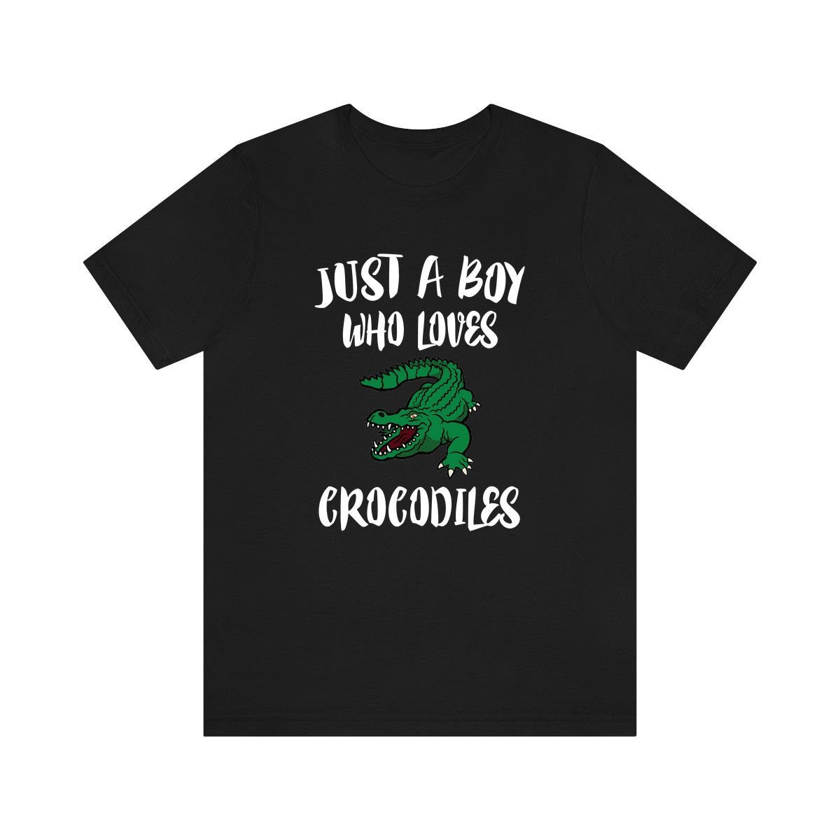 Just A Boy Who Loves Crocodiles Shirt, Crocodile Lover Shirt, Crocodile Shirt, Crocodile Lover Gift, Animal Adult Kids T-Shirt Image 3